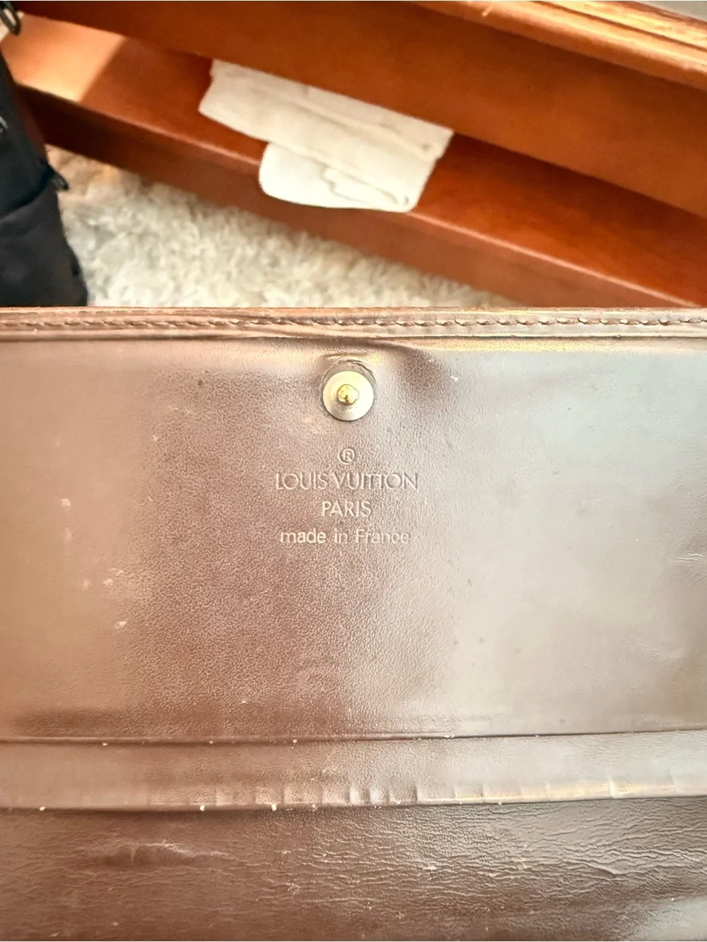 Auth Vintage Louis Vuitton - Porte Monnaie Billets Tresor Bifold Wallet - Lilas